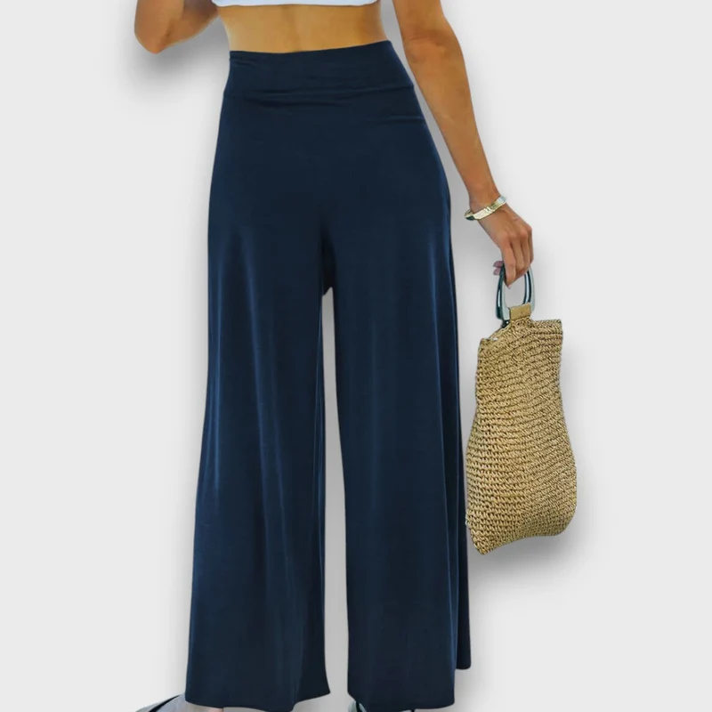 Narella – Sommerhose mit Wickeleffekt und Bindegürtel