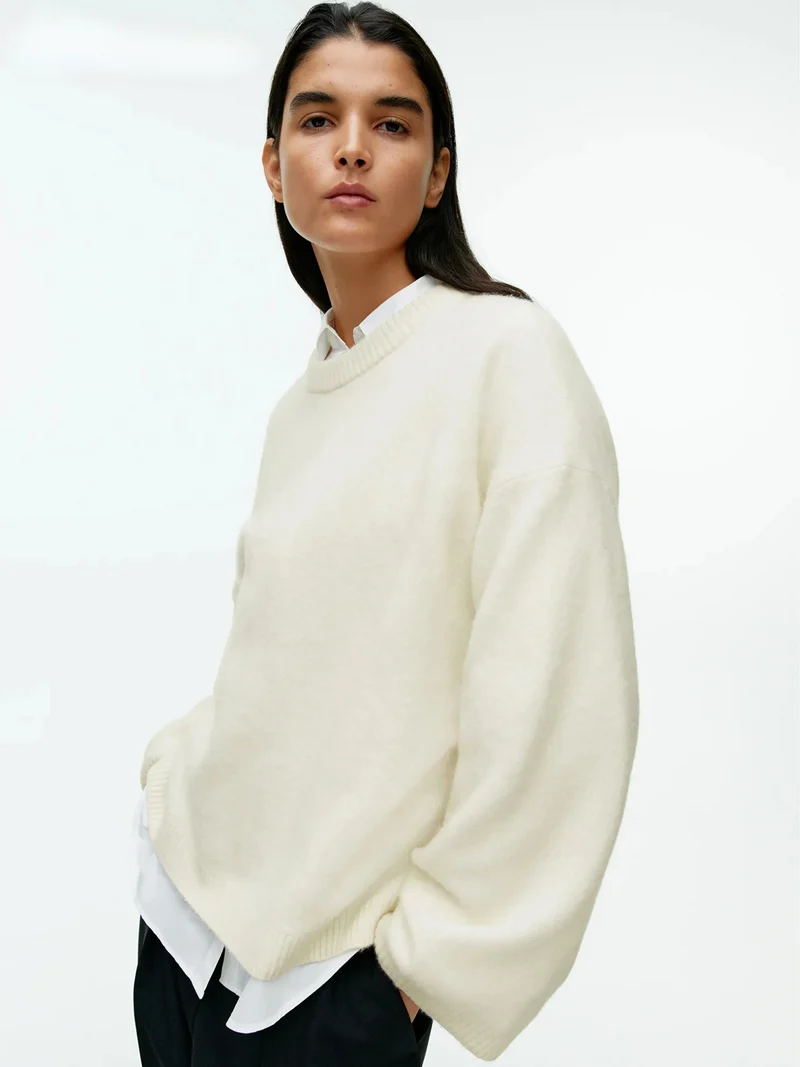 Sofia – Minimalistischer Strickpullover