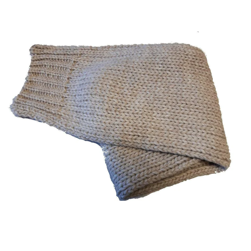 LODENHUT Damen Strickschal 52102 natur Schal Damenschal Grobstrick unifarben