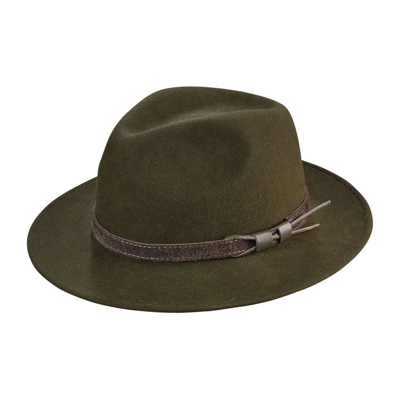 LODENHUT Rollhut Outleaf 1119 oliv-meliert wasserabweisend Jagdhut Hut