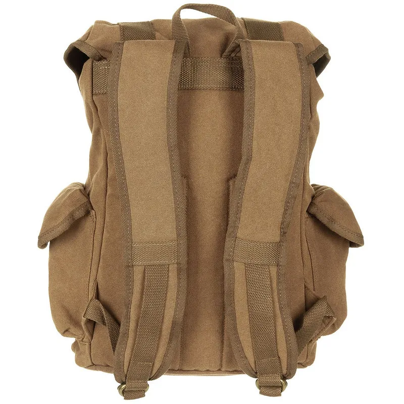 PURE®TRASH Rucksack "PT" Canvas braun 25 Liter Daypack