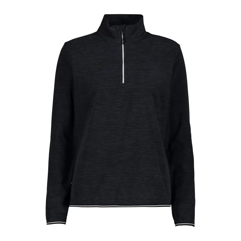 CMP Damen ArcticFleece® Woman Sweat 34G4786 nero mel. Half Zip