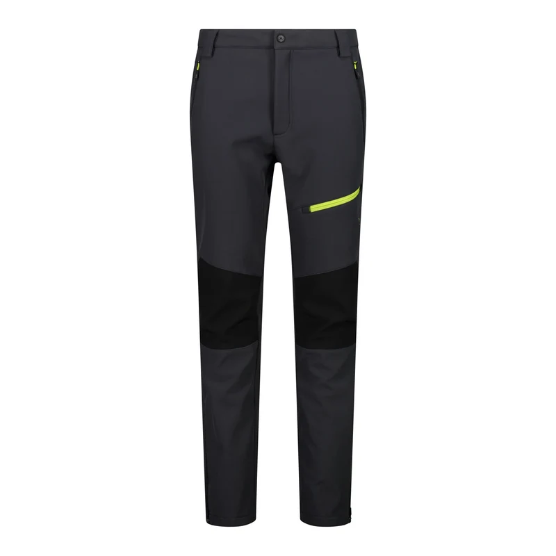 CMP Herren Man Pant Softshellhose 30A1477 antracite-nero-acido Slim Fit Wanderhose