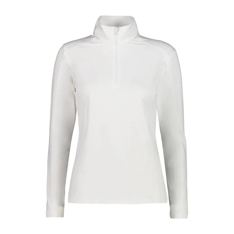 CMP Damen Softech® Woman Sweat 30L1086 white Half Zip Longsleeve Shirt