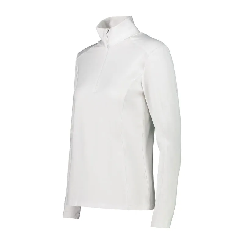 CMP Damen Softech® Woman Sweat 30L1086 white Half Zip Longsleeve Shirt