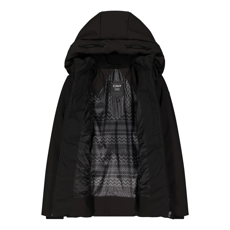 CMP Damen Woman Jacket Fix Hood Winterjacke 34K0256 nero Primaloft® Jacke