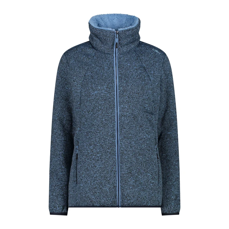 CMP Damen Fleecejacke Woman Jacket 34H2976 niagara-b. blue Hybridjacke