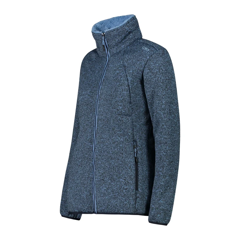 CMP Damen Fleecejacke Woman Jacket 34H2976 niagara-b. blue Hybridjacke