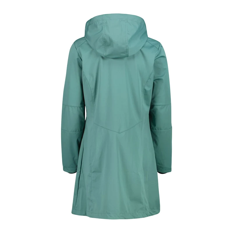 CMP Damen Softshell-Parka Woman Parka Zip Hood 34A5046 agave