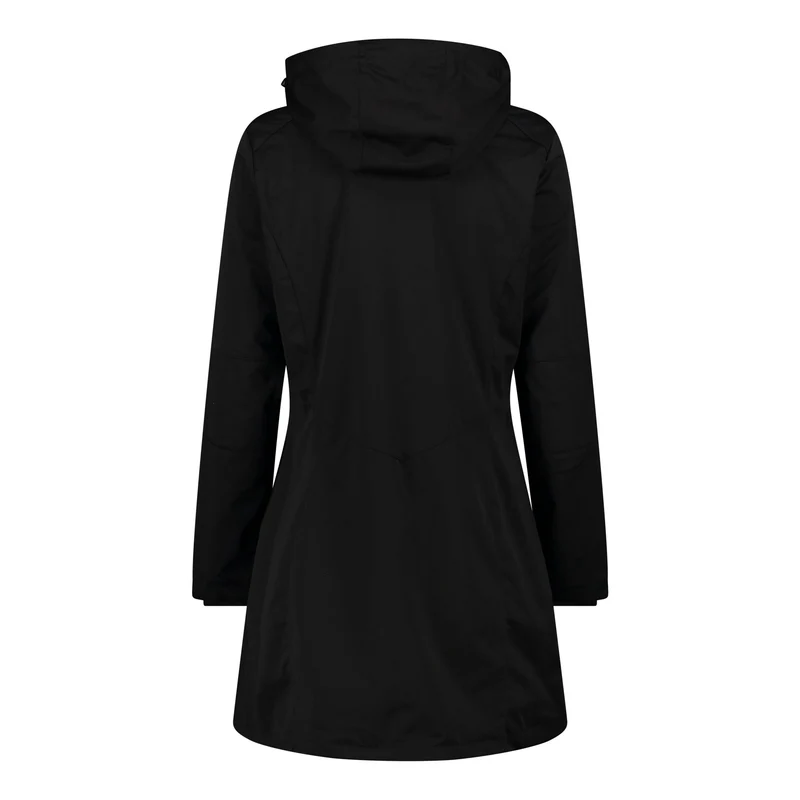 CMP Damen Softshell-Parka Woman Parka Zip Hood 34A5046 nero