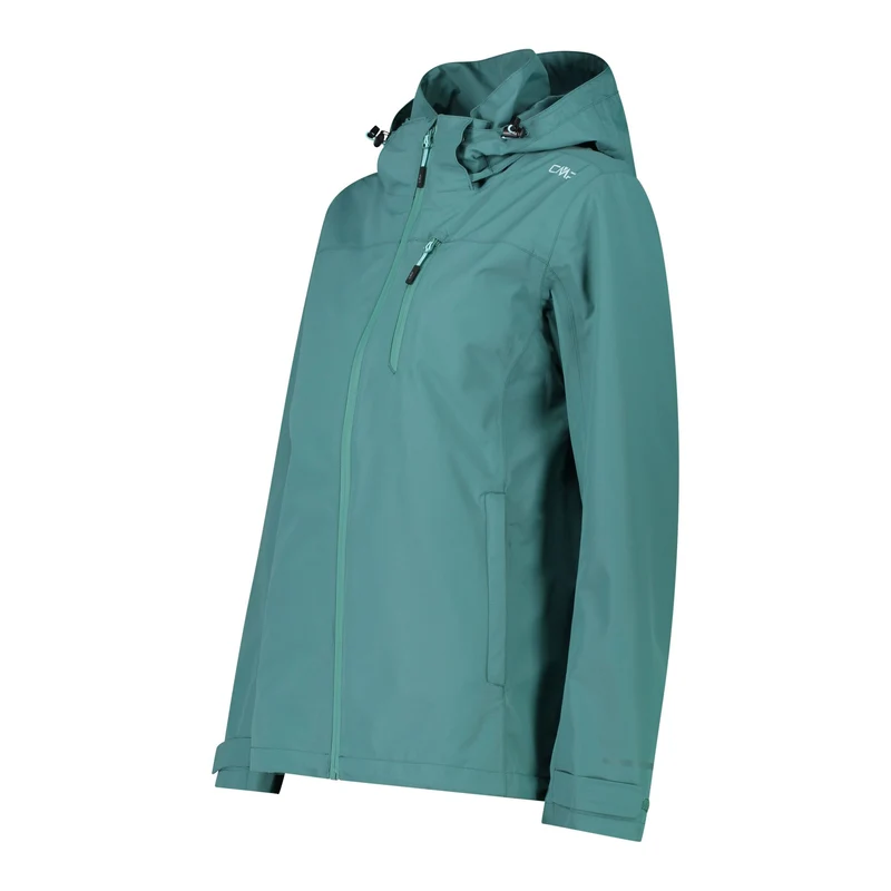 CMP Damen Ripstop Regenjacke Woman Jacket Zip Hood 35Z5036 agave