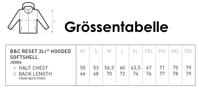 B&C Outerwear Reset 10.000 mm Regen Hoody Softshelljacke 33 % Rabatt