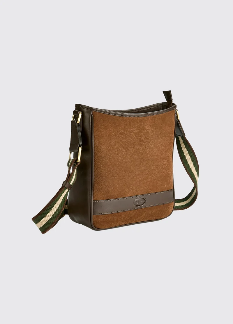 Tullyfern Suede Handtasche - Walnut