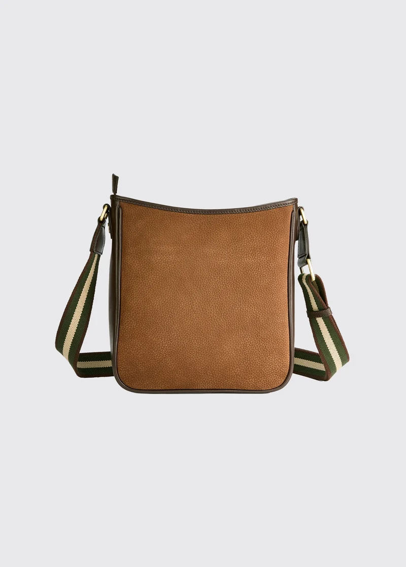 Tullyfern Suede Handtasche - Walnut