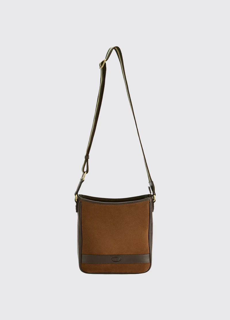 Tullyfern Suede Handtasche - Walnut