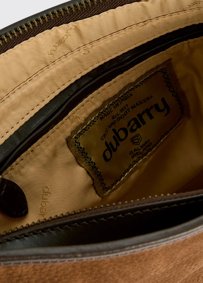 Tullyfern Suede Handtasche - Walnut