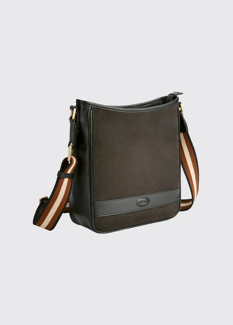 Tullyfern Suede Handtasche - Black