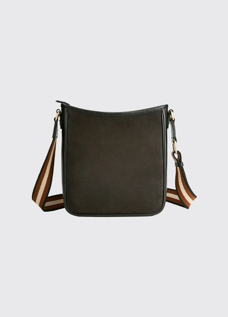 Tullyfern Suede Handtasche - Black