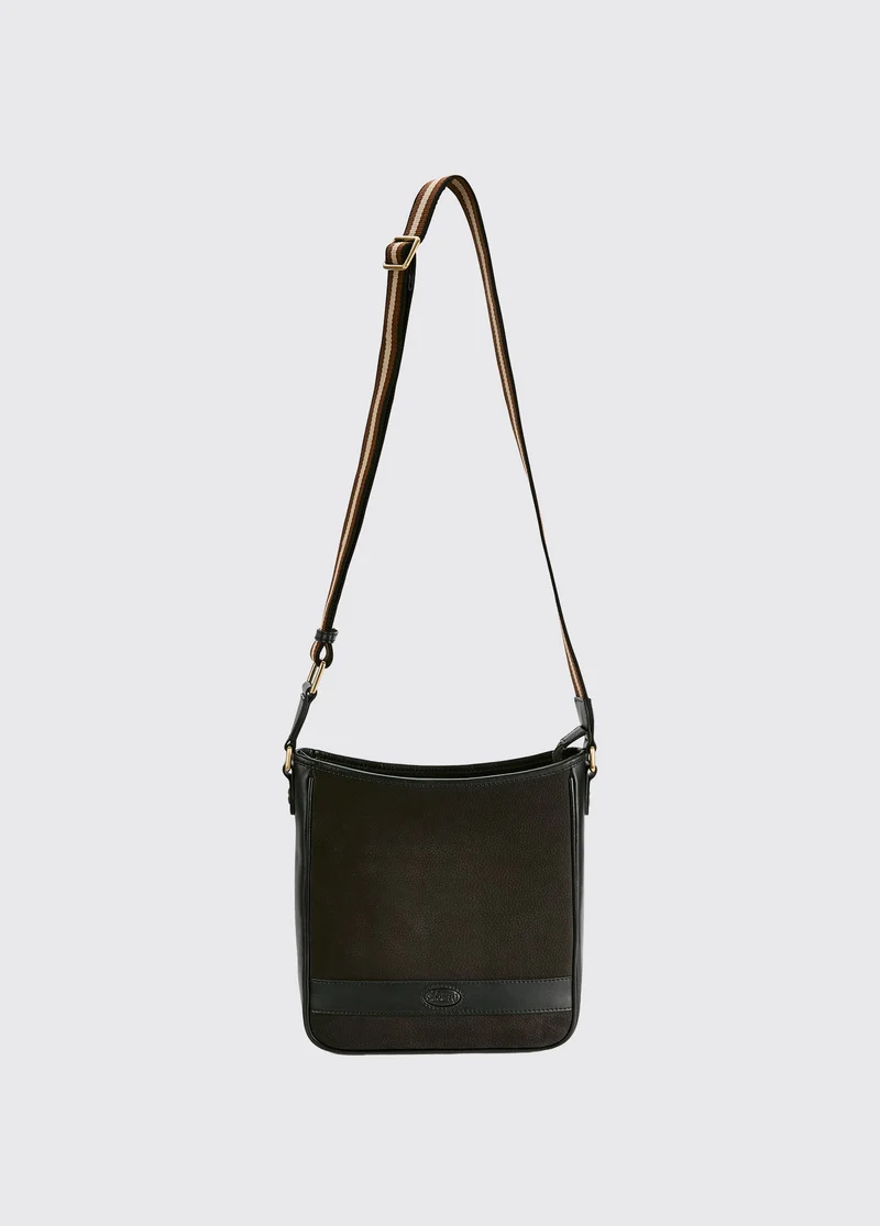 Tullyfern Suede Handtasche - Black