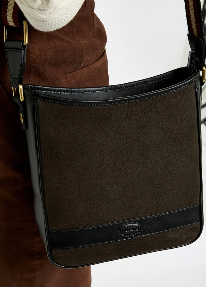 Tullyfern Suede Handtasche - Black