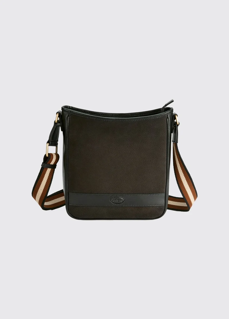 Tullyfern Suede Handtasche - Black