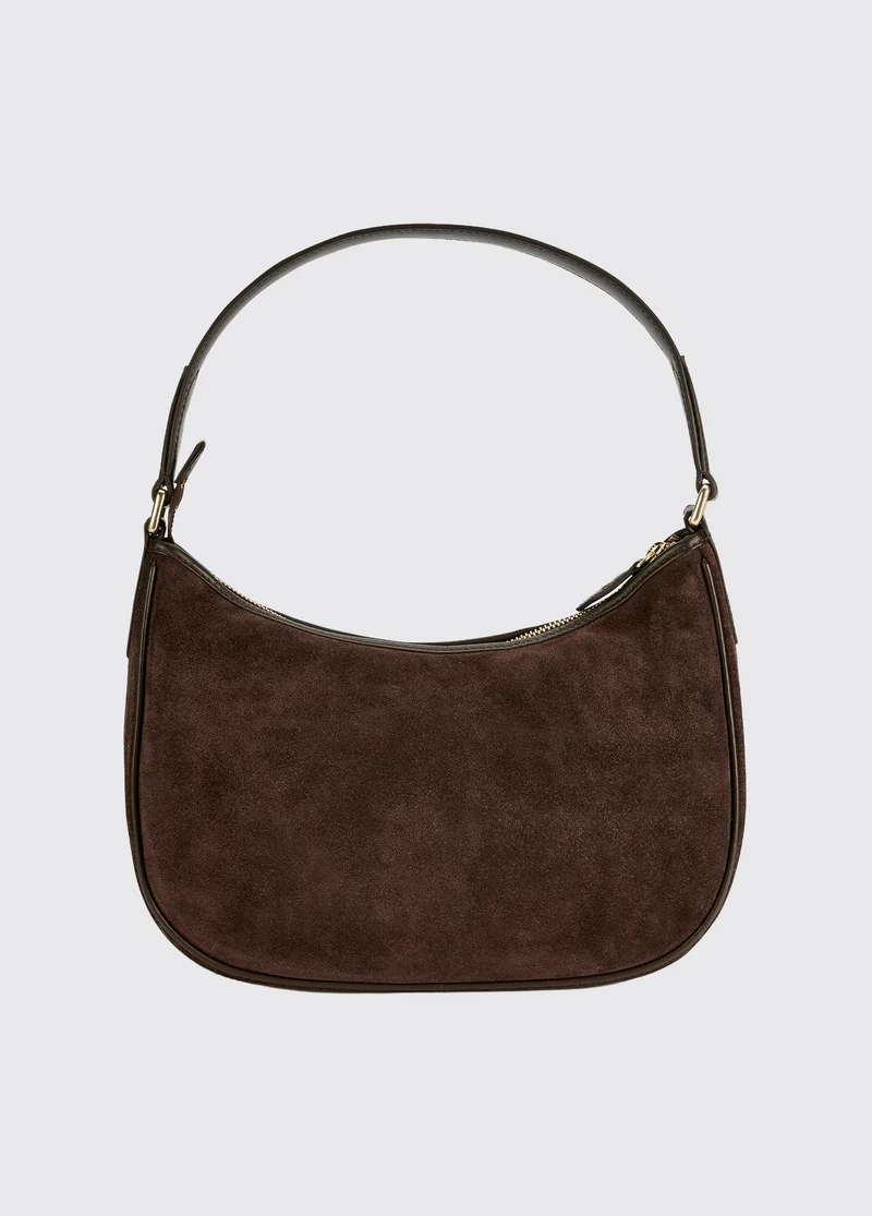 Cushendall Suede Handtasche - Cigar