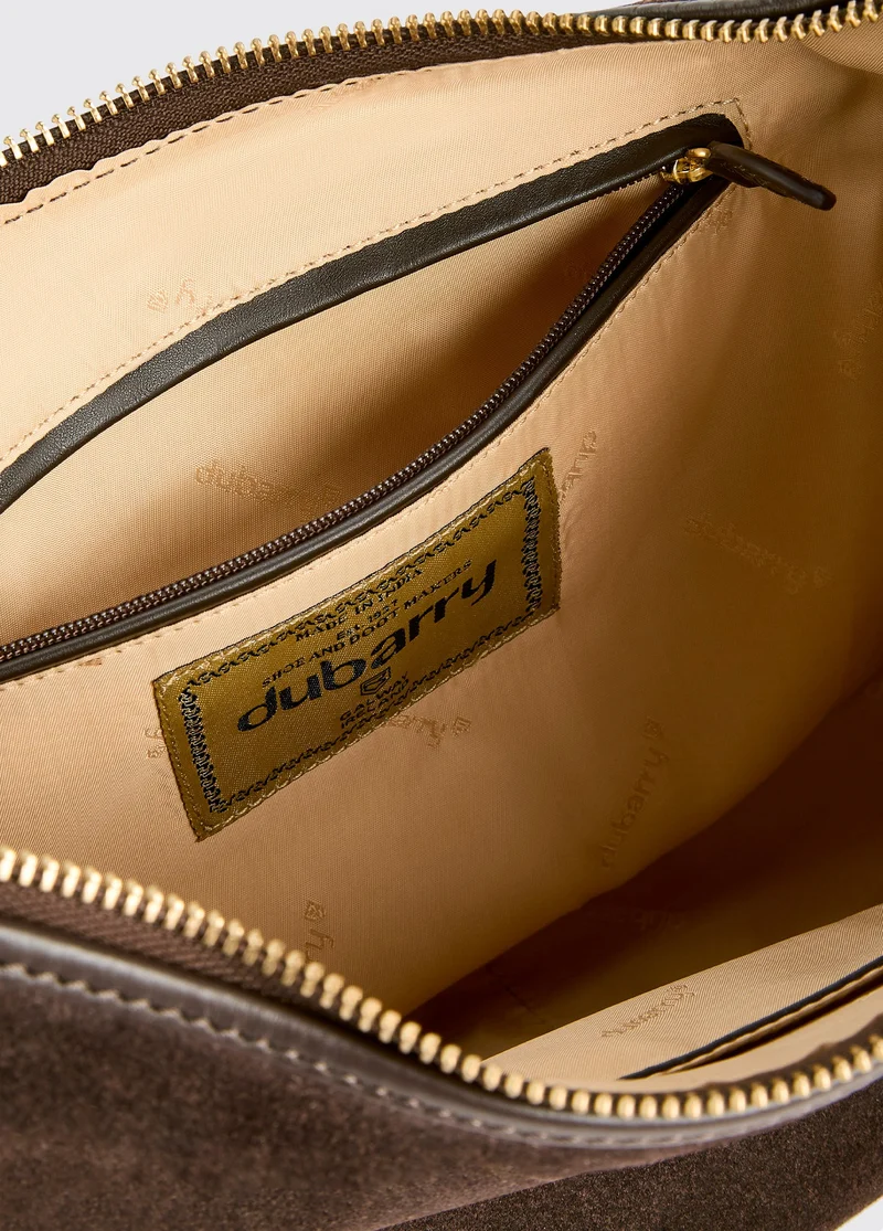Cushendall Suede Handtasche - Cigar