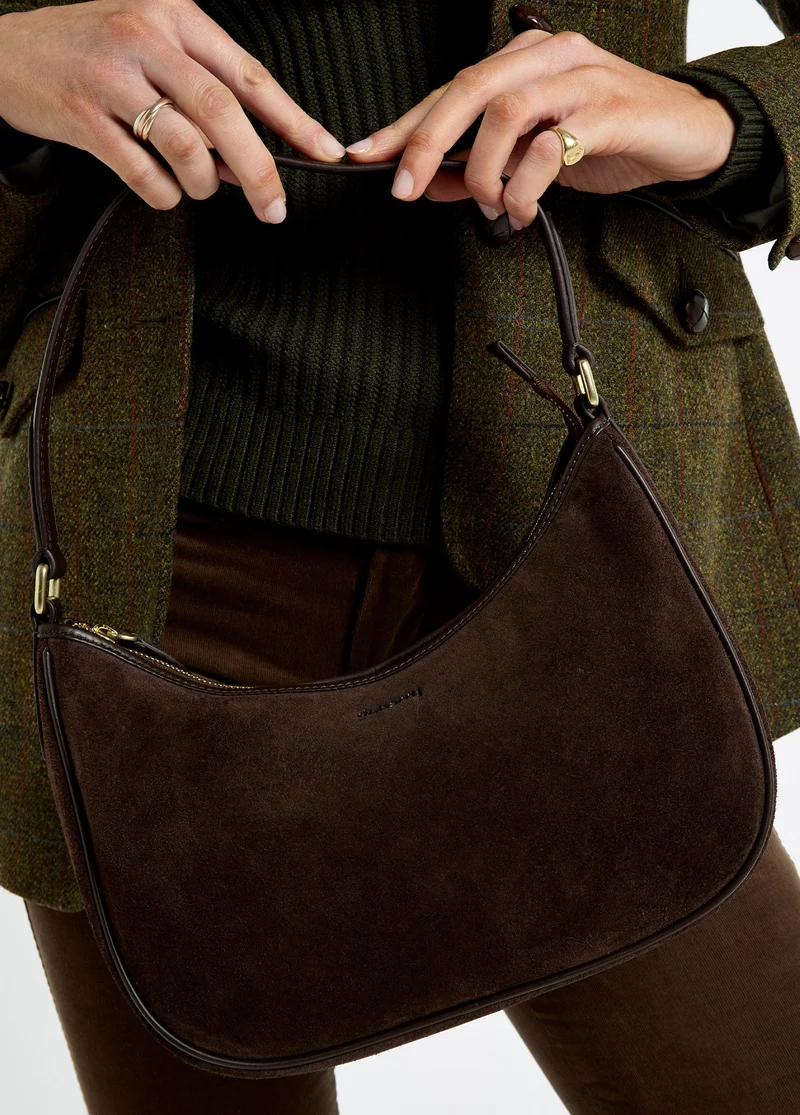 Cushendall Suede Handtasche - Cigar