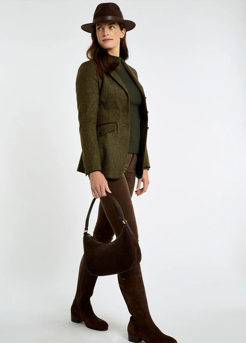 Cushendall Suede Handtasche - Cigar