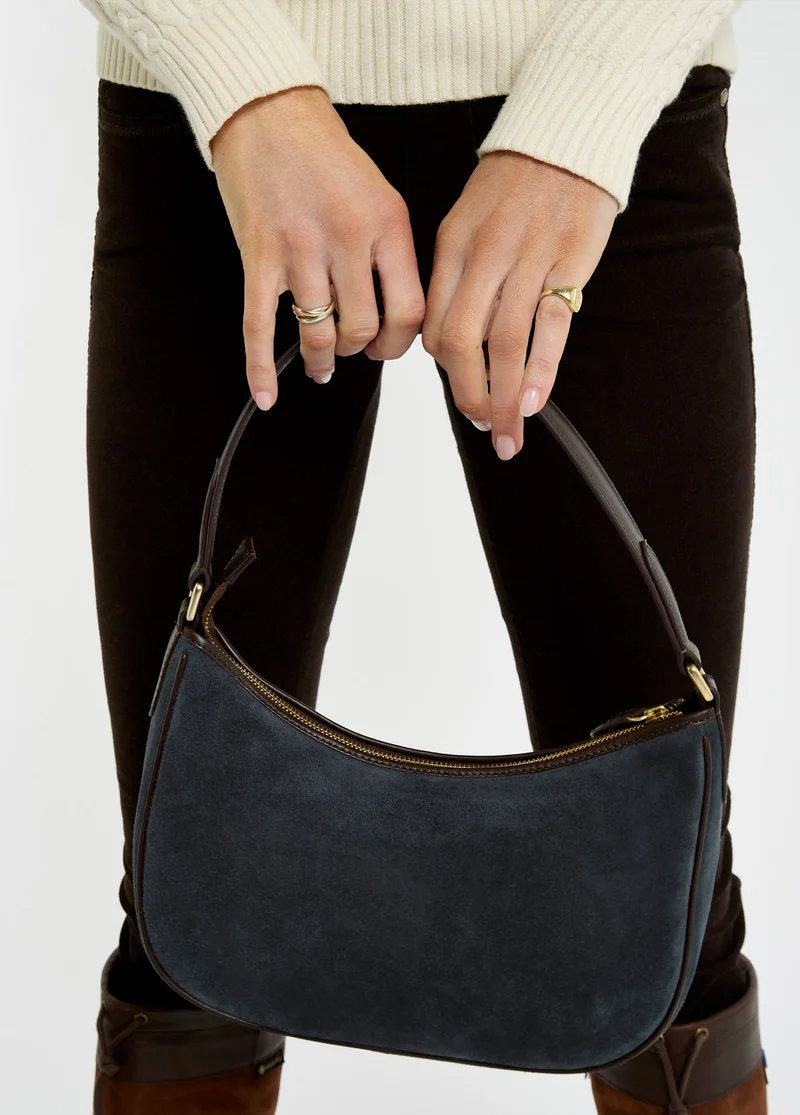Cushendall Suede Handtasche - Navy