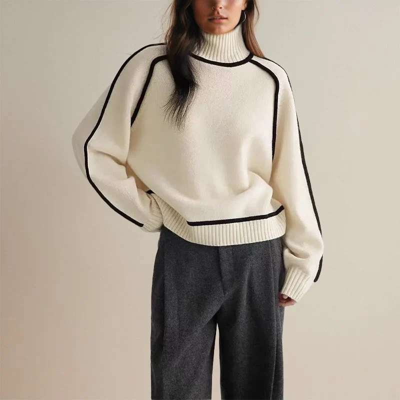 Frieda | Damen Rollkragenpullover elegant und zeitlos