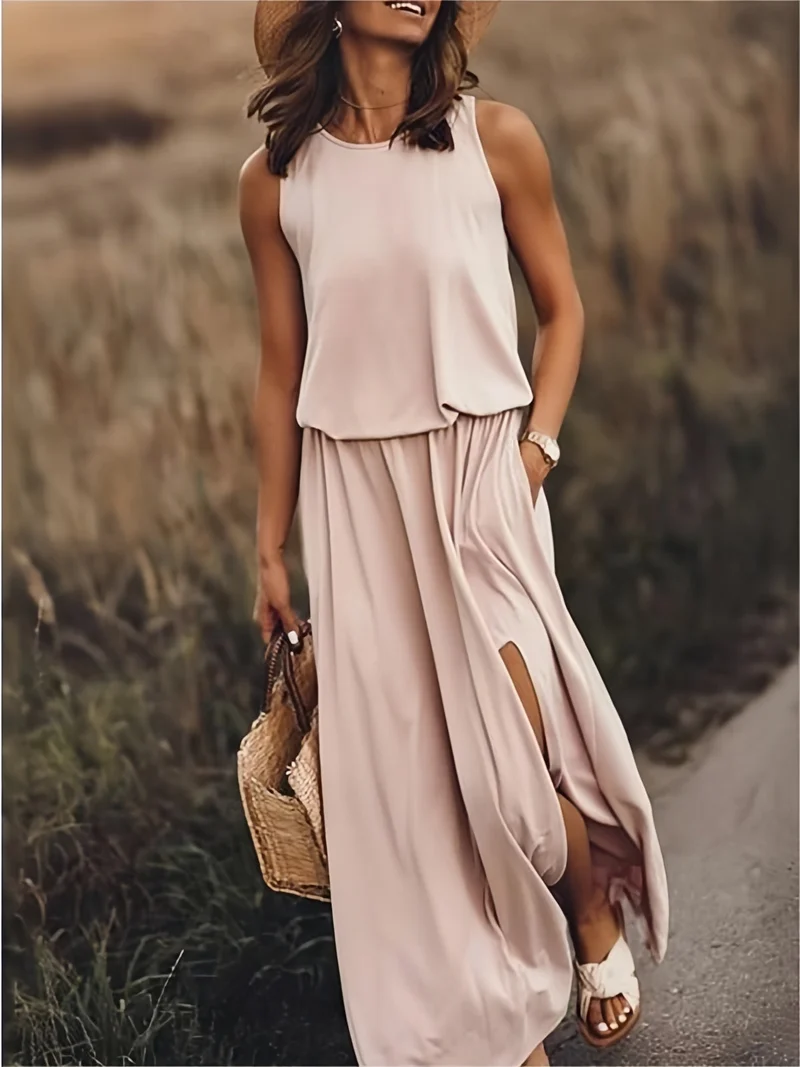 Lea | Damen Maxikleid im Boho-Stil für den Herbst