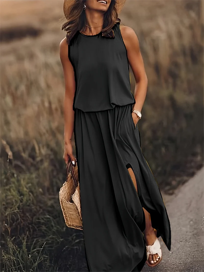 Lea | Damen Maxikleid im Boho-Stil für den Herbst