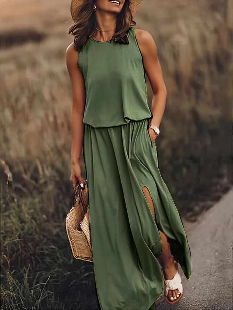 Lea | Damen Maxikleid im Boho-Stil für den Herbst