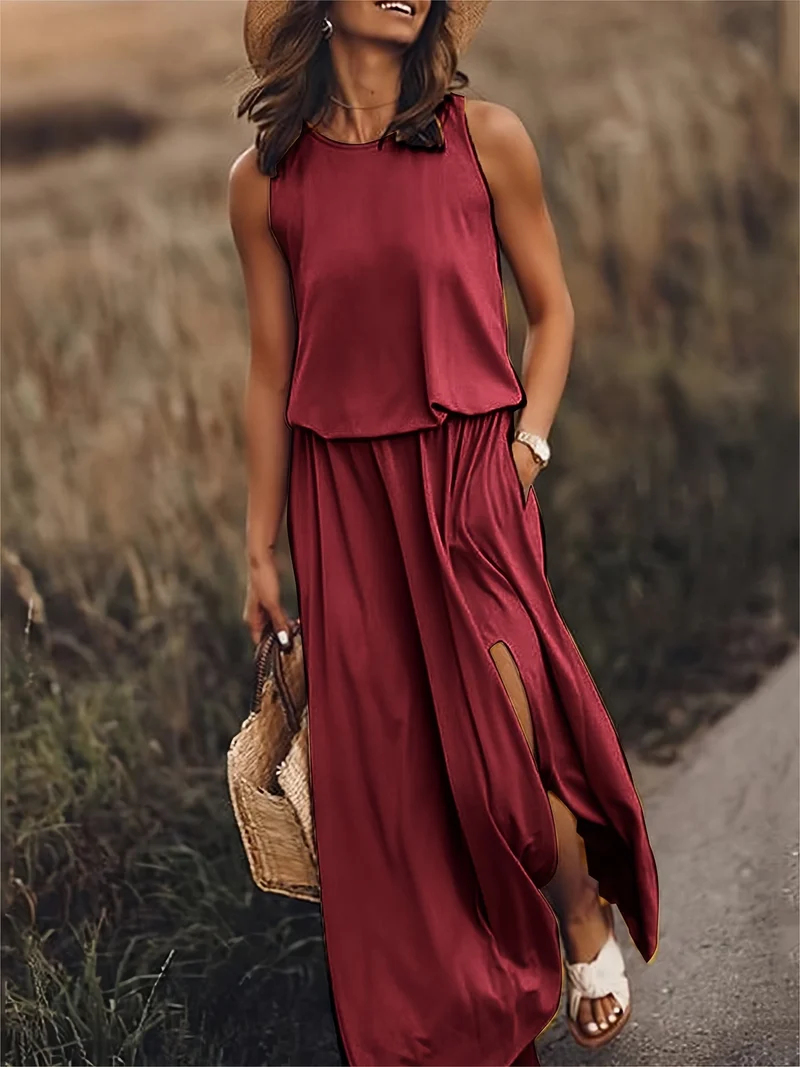 Lea | Damen Maxikleid im Boho-Stil für den Herbst