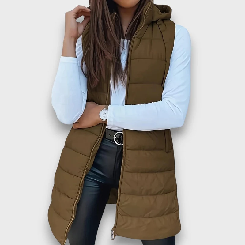 Johanna | Damen Steppjacke mit Kapuze für Herbst