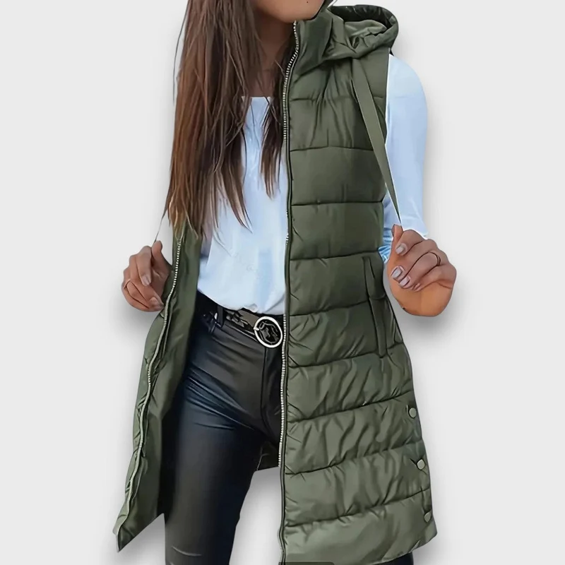 Johanna | Damen Steppjacke mit Kapuze für Herbst