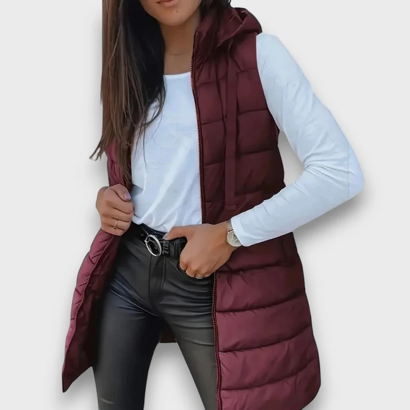 Johanna | Damen Steppjacke mit Kapuze für Herbst