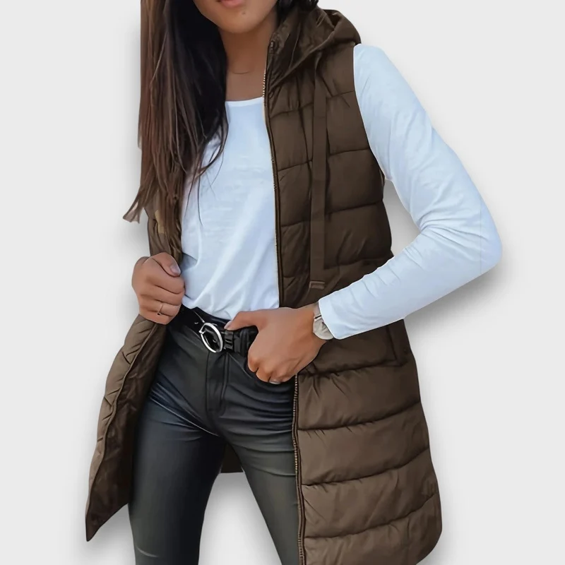 Johanna | Damen Steppjacke mit Kapuze für Herbst