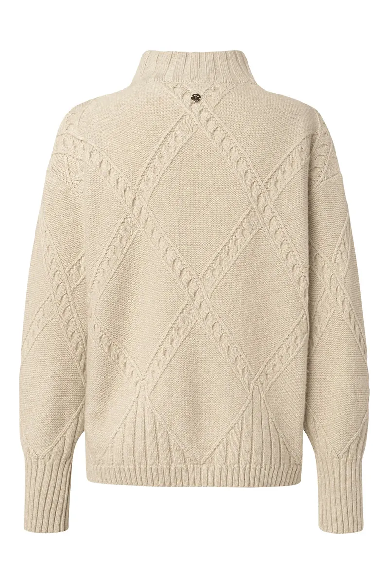 Pullover mit Stehkragen im Loose Fit