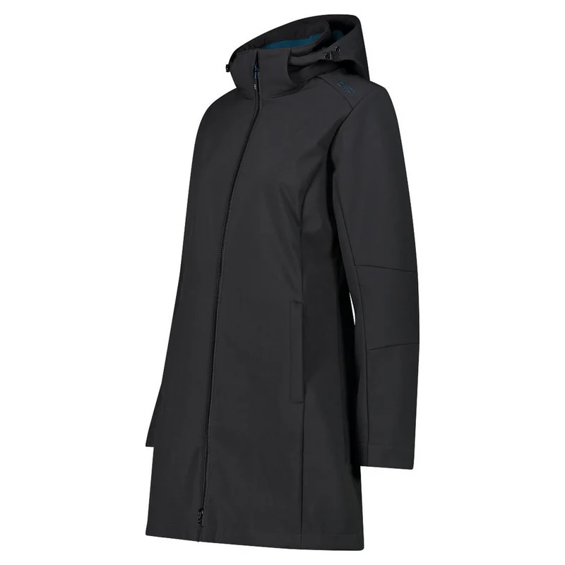 CMP Damen Funktionsmantel Woman Softshell Coat 3A08326 antracite-deep lake