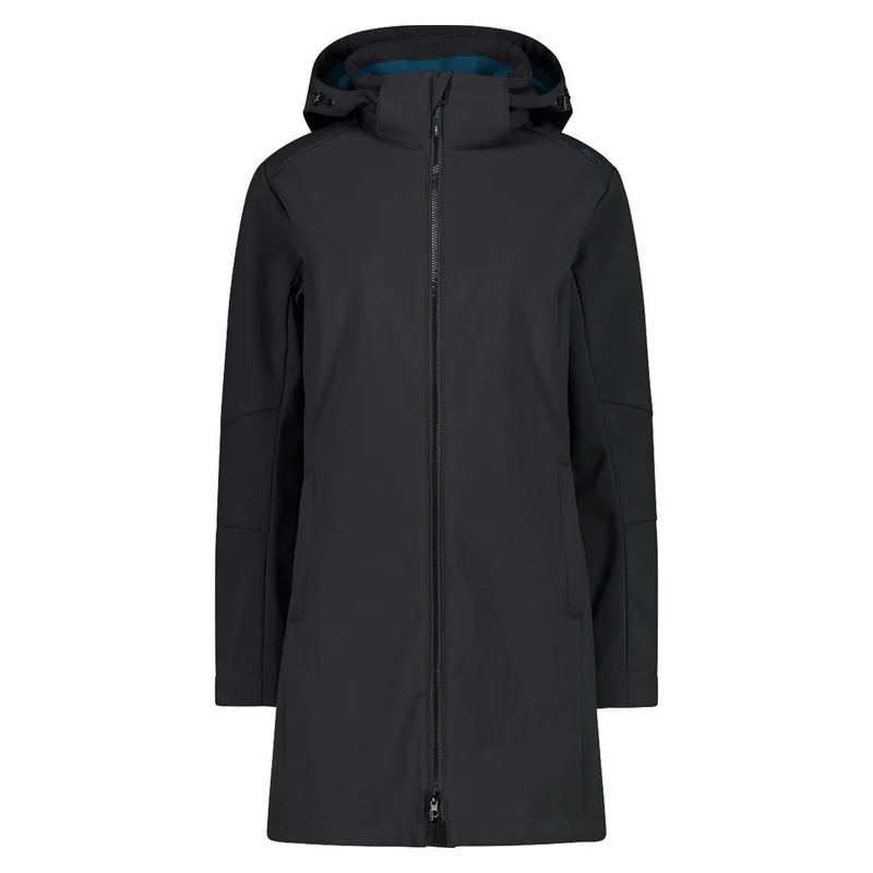 CMP Damen Funktionsmantel Woman Softshell Coat 3A08326 antracite-deep lake