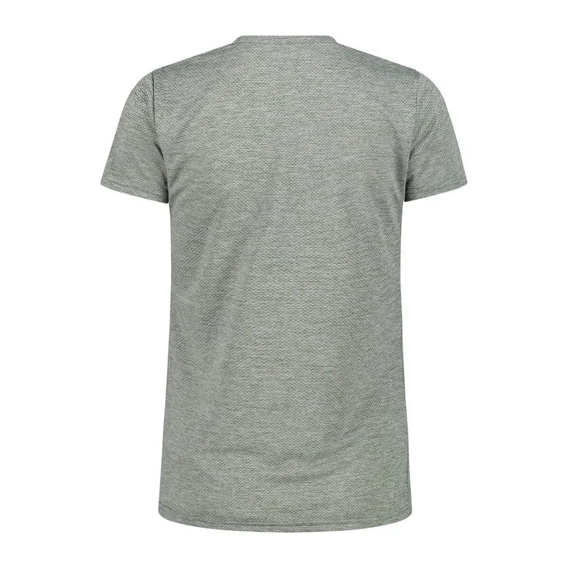 CMP Damen T-Shirt Light Melange Jersey Shirt 34N5916 salvia