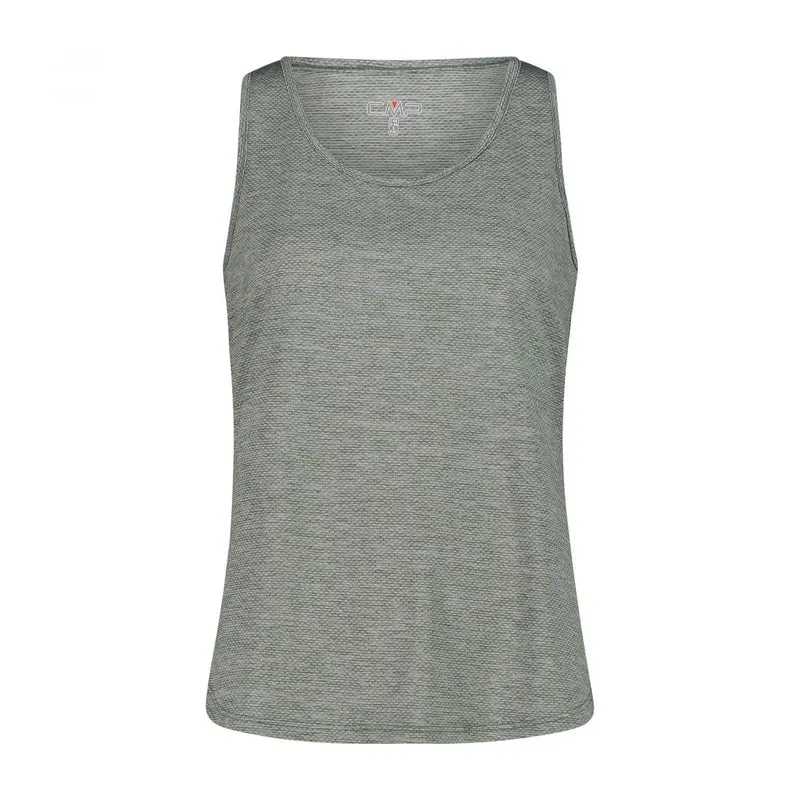 CMP Damen Shirt Light Melange Jersey Top 34N5926 salvia