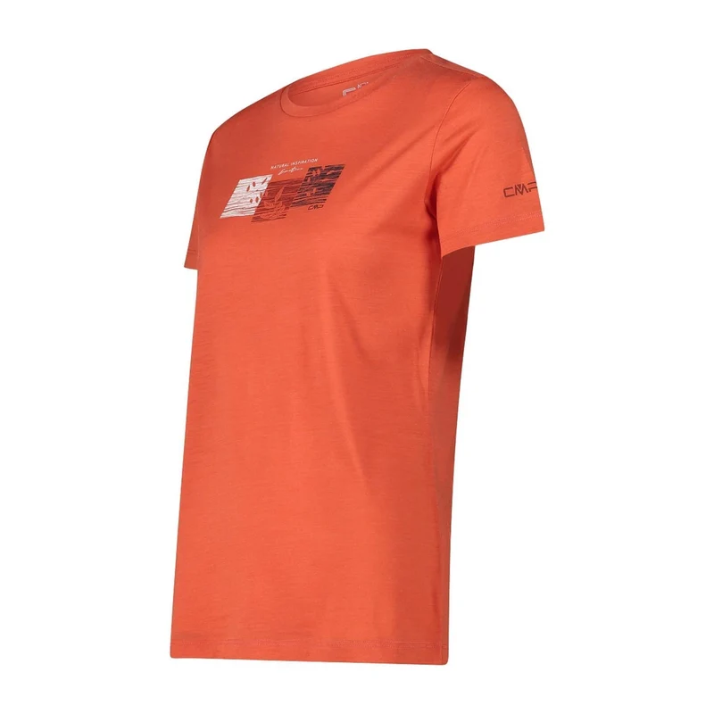 CMP Damen Shirt Woman T-Shirt Performance Merino 32T7166 bitter red
