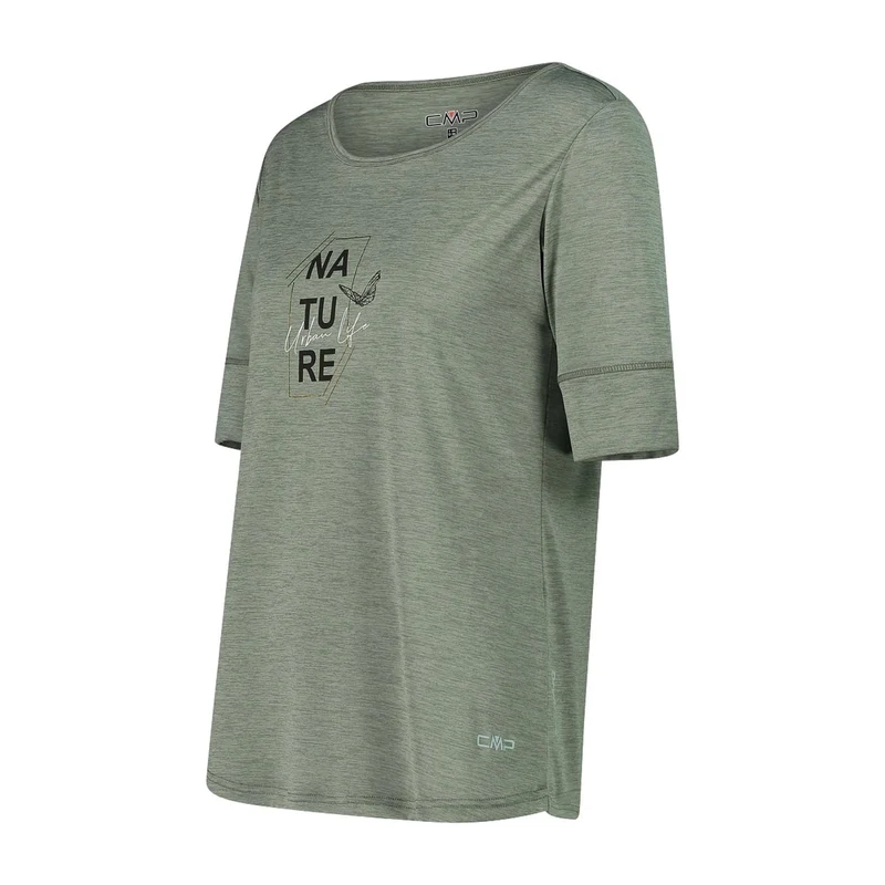 CMP Damen 3/4 Arrm Shirt Light Jersey Woman T-Shirt 39T5756 salvia meliert