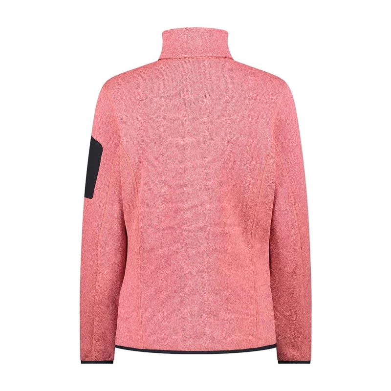 CMP Damen knitted melange Fleecejacke 3H14746 orchidea-lotus