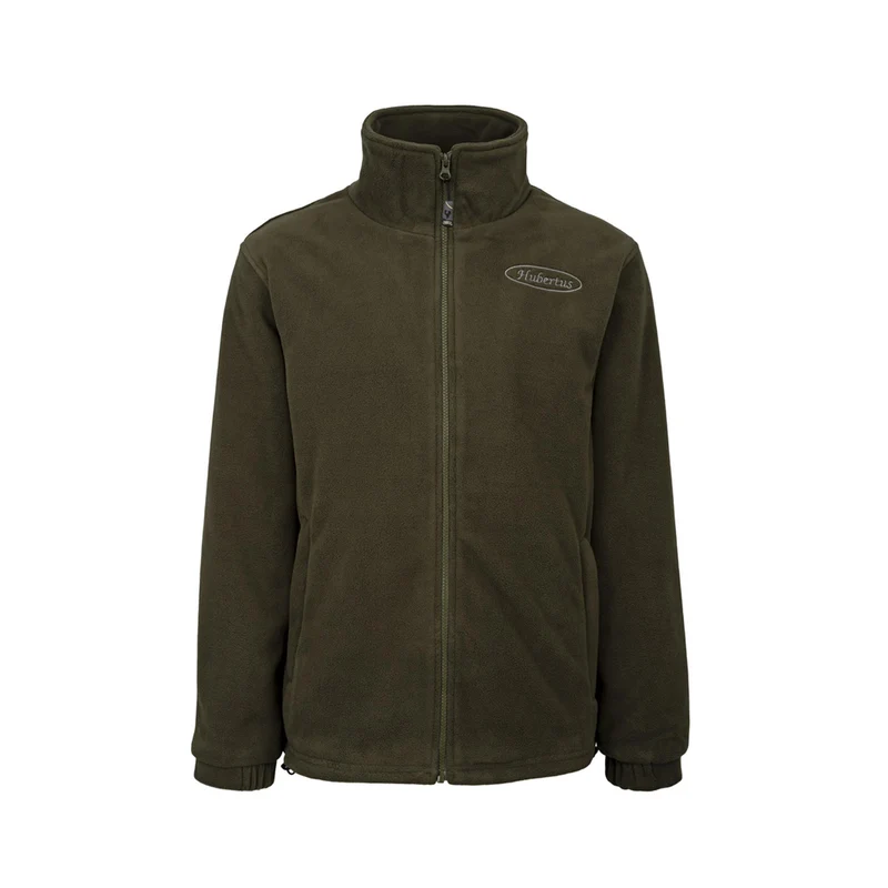 HUBERTUS Herren Fleecejacke m. Futter oliv Midlayer Jagdjacke