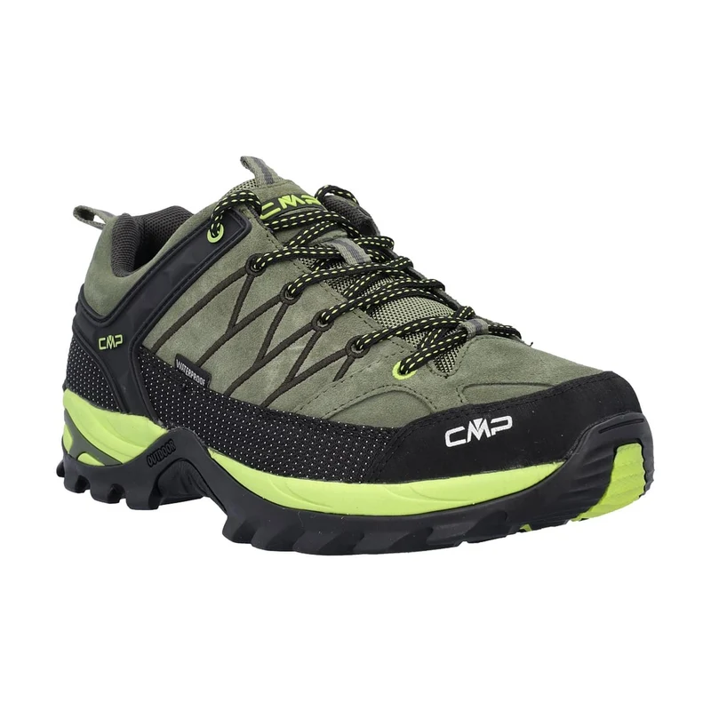 CMP Herren Rigel Low Trekking Schuhe WP 3Q13247 kaki-acido