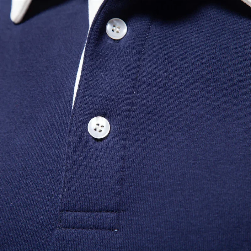 Langärmshirt Mit Polokragen